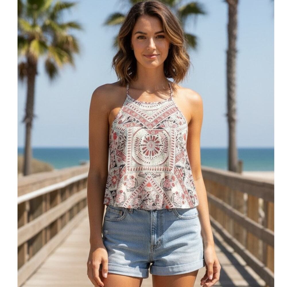Billabong halter style crop top